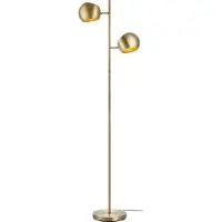 Markslöjd EDGAR, Messing, Wohnzimmer, Metall, IP20, Gebürstet, E14