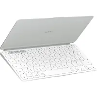 Logitech 920-012965, QWERTZ, Deutsch, Scherenschalter, 1,8 cm, 1 mm, Weiß