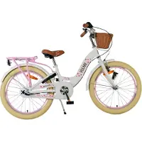 Volare Blossom Kinderfahrrad - Mädchen - 20 Zoll - Weiss - Nexus 3 Gänge