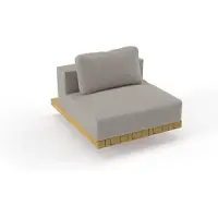 Solpuri Plateau S-Modul Sitz/Rücken inkl. Polster Teak