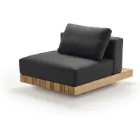 Solpuri Plateau L-Modul Sitz/Rücken inkl. Polster Teak