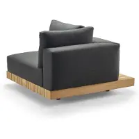 Solpuri Plateau XL-Modul links + Ecktisch inkl. Polster Teak