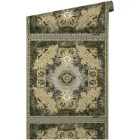 Versace Vliestapete "Wallpaper 5 Design" abstrakt gemustert leicht glänzend leicht strukturiert Dschungel auffallende Fliesen-Tapete Tapeten Wohnzimmer Schlafzimmer