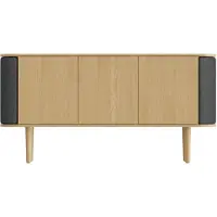 UMAGE - Treasures Sideboard mit 3 Türen, Eiche natur / shadow