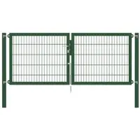 GAH Alberts Alberts 636814 Doppeltor Flexo mit Zubehör, grün, Breite 250 cm, Höhe 100 cm