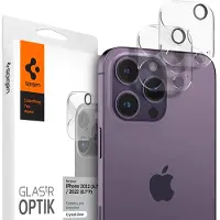 Spigen Optik Lens Protector - Vollständiger Kameraschutz (2er-Pack) für das Apple iPhone 14 Pro / 14 Pro Max