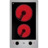 Teka EFX 30.1 2H, Schwarz, Edelstahl, Integriert, Glaskeramikkochfeld, Glaskeramik, 2 Zone(n), 2 Zone(n)