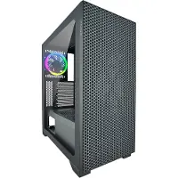 Azza HIVE 450, Midi Tower, PC, Schwarz, ATX, EATX, ITX, micro ATX, Multi, Taschenlüfter