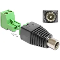 DeLOCK Netzteil Gleichspannungsbuchse 5,5 mm (ID: 2,5 mm) (W)