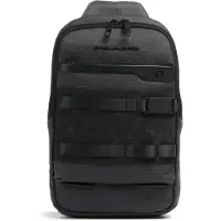 Piquadro FX Modulare Umhängetasche für iPad Schwarz CA6016FX/N