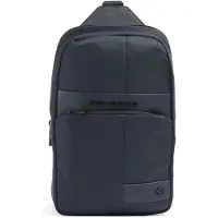 Piquadro Wollem Mono Sling Bag Night Blue