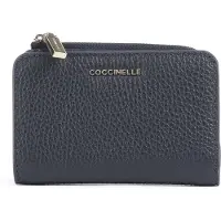 Coccinelle Portemonnaie - Metallic Soft - Gr. unisize - in Blau - für Damen