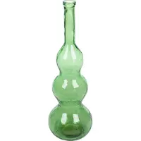 Gilde Bodenvase "Bodenvase bauchig "Balleros" grün", grün, B:33cm H:100cm T:33cm Ø:33cm, Glas, Vasen, Bodenvase