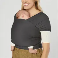 Ergobaby Aura Wrap Knit Tragetuch, Soft Black