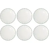 Villeroy & Boch Frühstücksteller "Frühstücksteller Fleur Couleur ø 21,2 cm 6er Set"