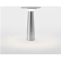 IP44.de IP44 Lix LED-Tischleuchte mit Akku-Silber-ohne Steckernetzteil