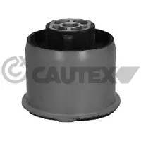 CAUTEX Halter Querlenkerlagerung 769617 Hinten beidseitig für CITROËN BERLINGO (B9) 79mm Gummi 14,5mm 80mm