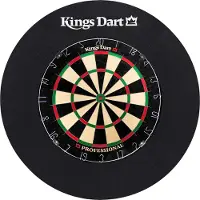 Kings Dart Dart-Set "Profi", Professional (Metallring), Schwarz