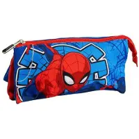 Spiderman Cerda Group Mäppchen 3 Fächer Blau Mann Blau One Size