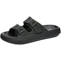 Lico Hawaii Badesandalen in Übergrößen Schwarz [D2C]430109 große Damenschuhe