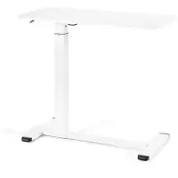 Unique Schreibtisch/Tisch mit Höhenverstellung LAPTOP DESK weiß
