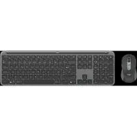 Logitech MK950 Signature Slim Kabellose Tastatur-Maus-Combo QWERTZ Schwarz
