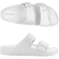 Original Brands HOLSTER Holster Sundreamer Vegane Damen-Pantoletten WEISS 38