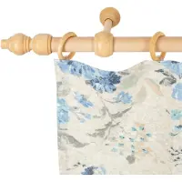 SN Gardinenstange "Filigrano" 1 läufig-läufig Fixmaß 28 mm, Holz, verschiedene Längen und Farben, Komplettset