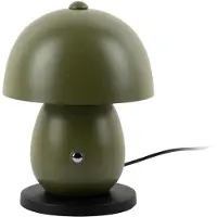 Leitmotiv - Tischleuchte Mono Led - Armeegrün - Ø14cm Tischlampe - Nachttischlampe, Wohnzimmer, Schlafzimmer