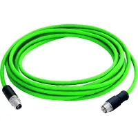 Telegärtner STX M12x1-M12x1 VL X-kod. Cat.6A, CP01CS02B-SFTP2607C7-1PUR-A1000, 10 m