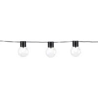 Grundig Solar Lichterkette 4,85 m LED Außen Gartenbeleuchtung Solarbetrieben - Gartenlichter mit automatischem Tag/Nacht-Sensor - Kaltweiß