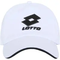 Lotto Baseball Cap , Damen, weiß (hellweiß), 100% Cotton, unifarben, Caps Baseball Cap, - mit hochwertiger Logo-Stickerei
