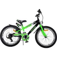 Volare | Kinderfahrrad | 20 Zoll | Jungen | Grün | 6 Gänge
