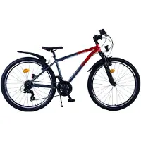 Volare XC Race Kinderfahrrad - 26 Zoll - 21 Gänge - Rot/Grau
