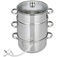 ELO Stahlwaren ELO Basic Galactica Entsafter Edelstahl Induktion silberfarben 26cm