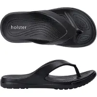 Holster Holster Offshore – Uni-Flip-Flops – Vegane EVA-Schaumstoff-Flip-Flops – Podologisch – Schwarz SCHWARZ 36