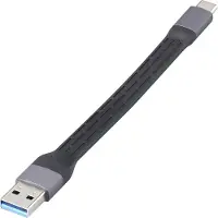 Renkforce USB-Kabel USB 2.0 0.15 m Schwarz Flexibel RF-6738048