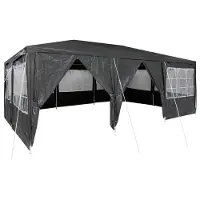 vidaXL Party-Zelt Anthrazit 600 x 400 x 266 cm Polyethylen