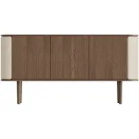 UMAGE - Treasures Sideboard mit 3 Türen, Eiche dunkel / white sands