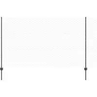 vidaXL Sechseckzaun mit Pfosten 10 x 1,4 m PVC-beschichteter Stahl
