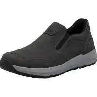 Rieker Herren-Slipper Grau-Schwarz, Farbe:grau, EU Größe:40