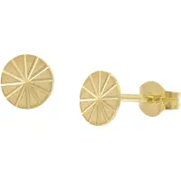 Trendor 28463 Damen-Ohrringe 333 / 8K Gold Ohrstecker Ø 6 mm