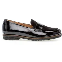 Gabor FLORENZ Damenschuhe - bequeme Slipper - Halbschuhe schwarz Elegant NEU