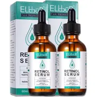 P-Beauty Retinol Serum mit Vitamin E Anti Falten Anti-Aging Gesichtsserum Bio Vegan, 2x 60ml
