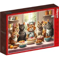 Alipson Puzzle Bakers Katze in Aktion 1000 Puppen