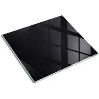 Tulup GLASPLATTE 60x52 cm Schwarzes Brett