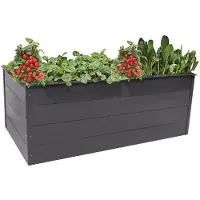 Trendline Hochbeet Stahl 200 x 100 x 76 cm Lech inkl. Schneckenkante