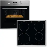 Electrolux ELXB4X (KOFGH40BX + LIT60433M) Backofenset 8Heizarten AquaClean Induktion 60cm Edelstahlrahmen