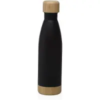 Versa Wasserflasche Schwarz Stahl 500 ml 7 x 27 x 7 cm