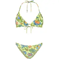 Shiwi Lynn Bikini Set Bohemian Flower Green Bohemian Flower Größe: 42 | Bikinis Outlet | Damen | Grün